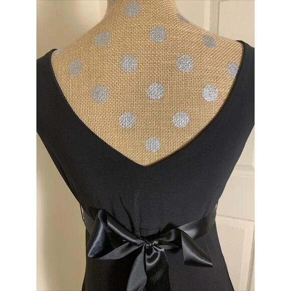 Scarlett Nite Vintage Y2K Dress Womens 8 Belt Babydoll Tie Whimsigoth Mcbling - Picture 12 of 16